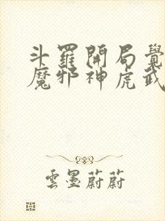 斗罗开局觉醒暗魔邪神虎武魂封面