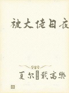 被大佬日夜封面