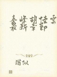 秦峰胡佳云更新最新章节封面