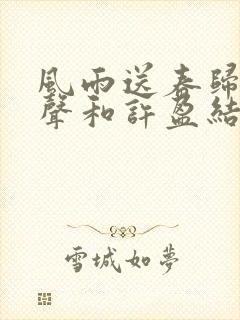 风雨送春归赵达声和许盈结局封面