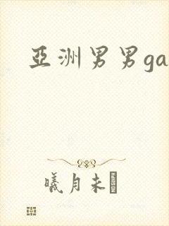 亚洲男男gay封面