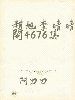 赵旭李晴晴笔趣阁4676集