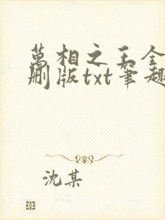 万相之王全本无删版txt笔趣阁