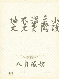 他不温柔小说全文免费阅读无弹窗