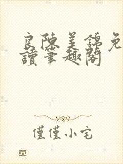 良陈美锦免费阅读笔趣阁