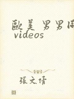 欧美 男男同性 videos