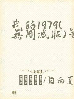 我的1979(无删减版)笔趣阁