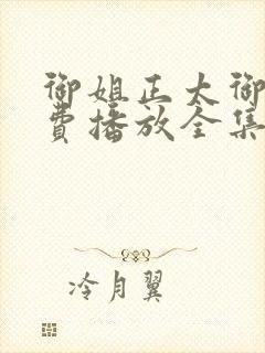 御姐正太御姐免费播放全集封面