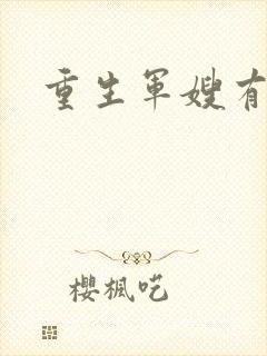 重生军嫂有空间