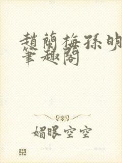 赵兰梅孙明错爱笔趣阁封面