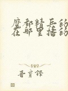 魔都精兵的奴隶在哪里播的