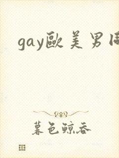 gay欧美男同