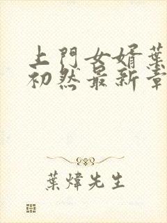 上门女婿叶辰萧初然最新章节