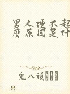 男人硬不起来什么原因是什么导致