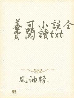 姜可小说全文免费阅读txt封面