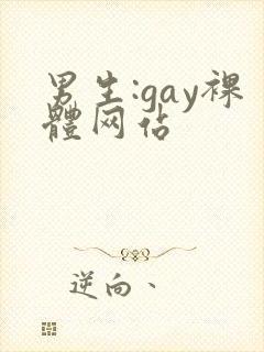 男生:gay裸体网站