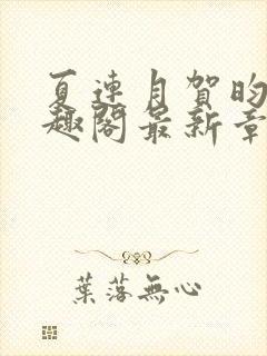 夏连月贺昀州笔趣阁最新章节列表封面