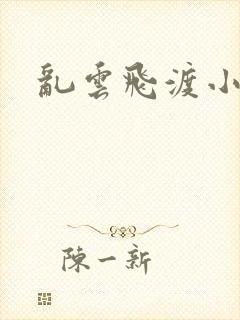 乱云飞渡小说封面