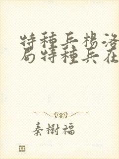 特种兵杨洛大结局特种兵在都市封面