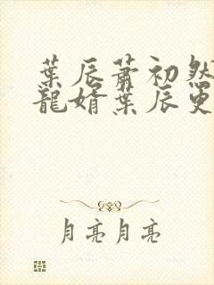 叶辰萧初然上门龙婿叶辰更新