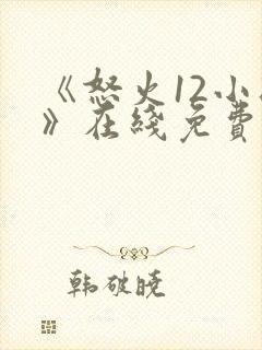 《怒火12小时》在线免费观看