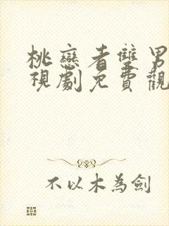 桃恋者双男主电视剧免费观看