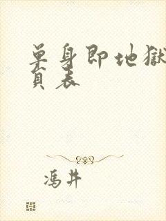 单身即地狱4演员表