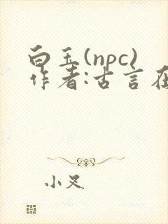 白玉(npc)作者:古言在线阅读笔趣阁