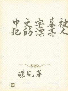 中文字幕被公侵犯的漂亮人妻