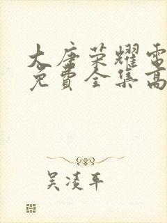 大唐荣耀电视剧免费全集高清封面