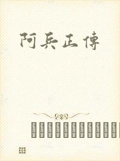 阿兵正传封面