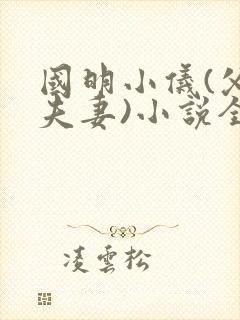 国明小仪(父女夫妻)小说全文免费阅读