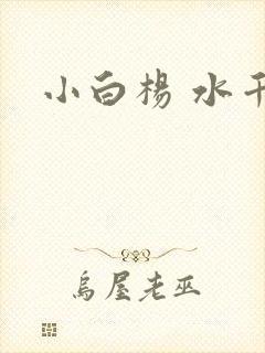 小白杨 水千丞