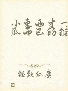 小东西才一根黄瓜而已的推荐书