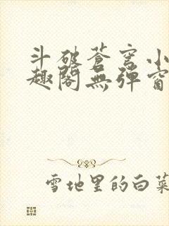 斗破苍穹小说笔趣阁无弹窗