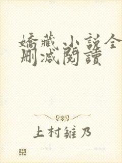 娇藏小说全文无删减阅读