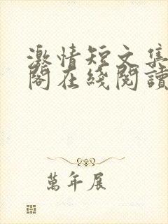 激情短文集笔趣阁在线阅读封面