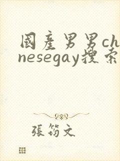 国产男男chinesegay搜索封面