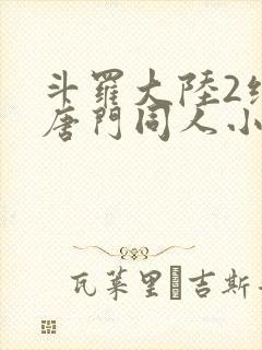 斗罗大陆2绝世唐门同人小说