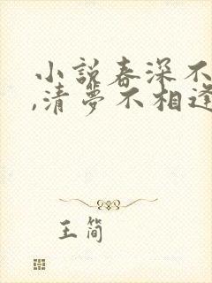 小说春深不归客,清梦不相逢免费阅读