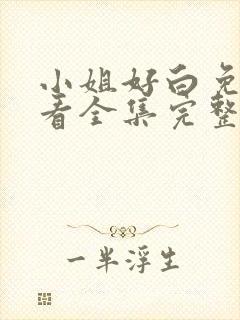 小姐好白免费观看全集完整版高清