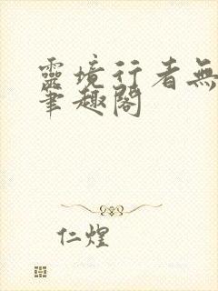 灵境行者无错字笔趣阁