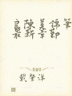 良陈美锦笔趣阁最新章节