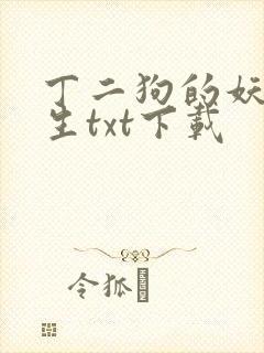 丁二狗的妖孽人生txt下载