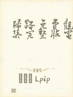 归路免费观看全集完整版电视剧