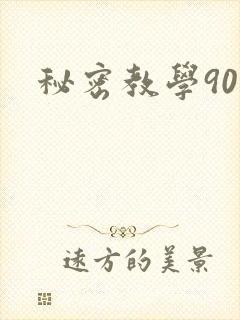 秘密教学90