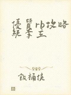 优质rb攻略系统李立封面