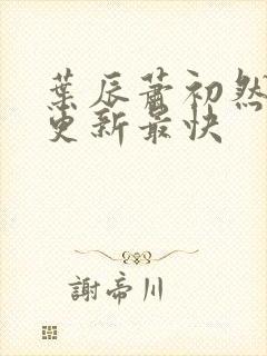 叶辰萧初然免费更新最快