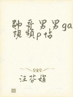 帅哥男男gay视频p站