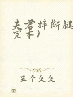 夫君摔断腿后(完本)